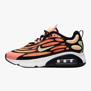 Nike Women Air Max Exosense Coral and Black Sneakers